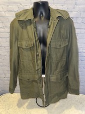 Vintage Coat Nam Era small long 1964 USAF OG 107 Hooded Jacket. W/Liner