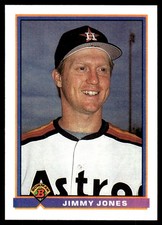 Jimmy Jones 1991 Bowman #553 Houston Astros MLB READ FREE SHIPPING AutographDen