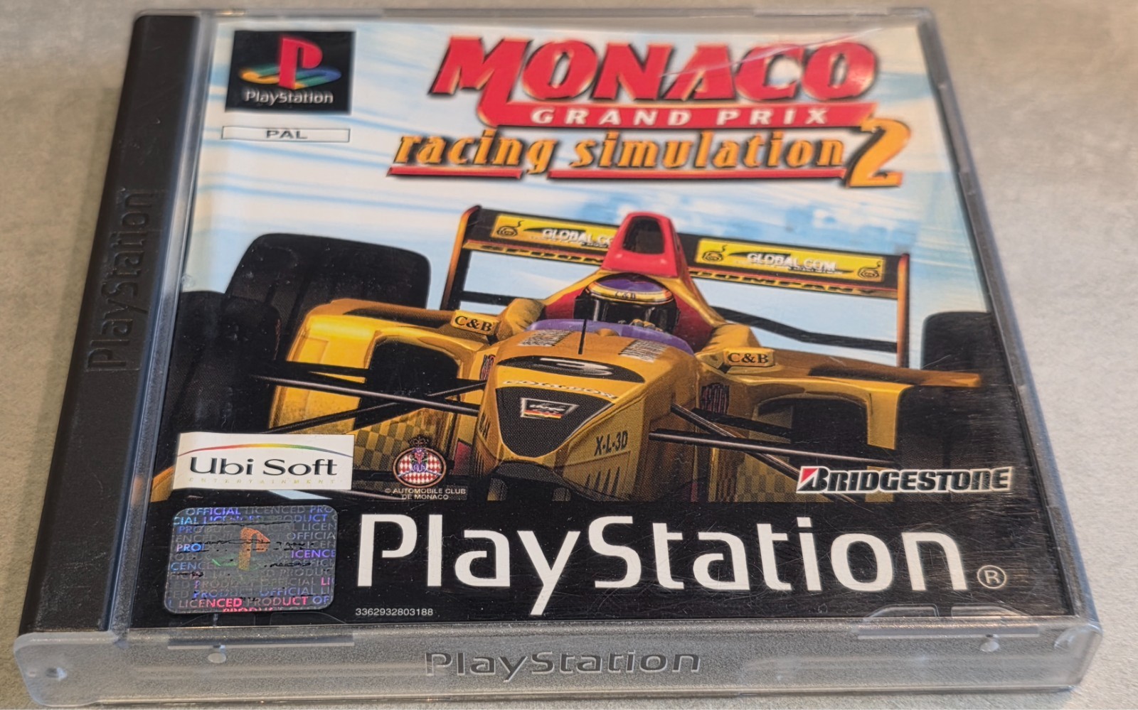 MONACO GRAND PRIX RACING SIMULATION 2 SONY PS1 PLAYSTATION 1 OR
