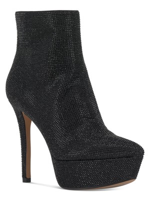 JESSICA SIMPSON Womens Black 1-1/2'' Platform Odeda Stiletto Booties 6.5 M
