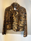 Vintage LES COPAINS Faux Tiger Fur Suit US 12 / EU 44 Made In Italy — photo 6
