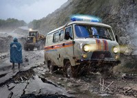 Zvzeda 43002 1/43 Uaz 3909 Emergency
