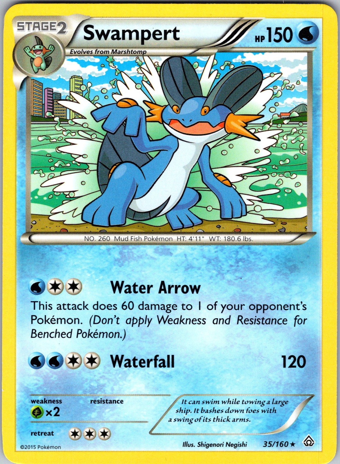 Swampert 35/160 XY - Primal Clash Pokemon TCG LP