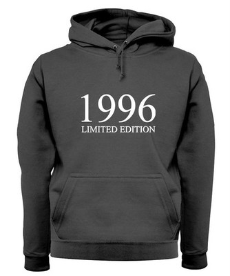 1996 LImited Edition - Adult Hoodie / Sweater - Birthday Present 30th 30 Gift
