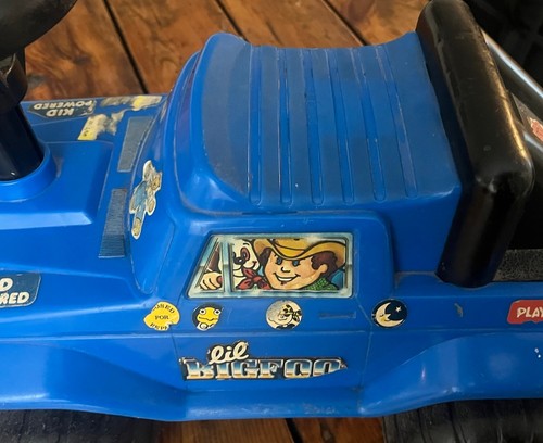 Vintage Original Lil Bigfoot Monster Truck Playskool Ride On Toy Rare - Picture 5 of 12