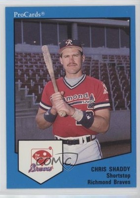 1989 ProCards Minor League Team Sets Chris Shaddy #824 0w6