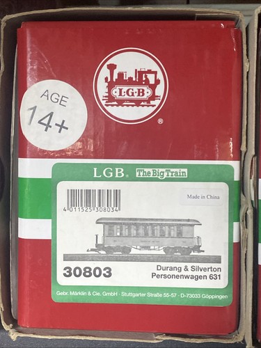 Tren LGB 30803 Durant & Silverton vagón de pasajeros (nuevo en caja) | Zustand: New