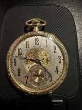 Hamilton 12s grade 910 model 1 gold filled antique pocket watch 17j