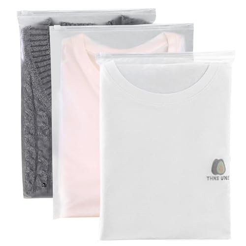 30pcs Reusable Plastic Ziplock Bags, 30 * 40cm Ziplock  Assorted sizes 