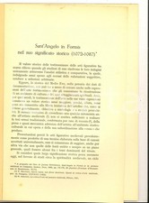 1964 Nicola CILENTO Sant'Angelo in Formis nel suo significato storico *Autografo