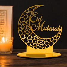 Islamic EID Mubarak Acrylic Ornament Ramadan Decorations Home Decoration Muslim