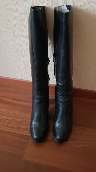 Women Carlo Pazolini Boots Black Leather 40 #2REP