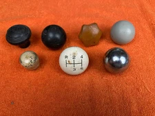 7 KNOB LOT Vintage Car Truck Tractor Automobile Shift Lever Handles Auto Parts