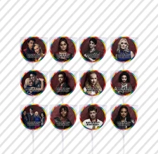 24 Zombies 4 Dawn of the Vampires Stickers Label Bag Lollipop Party Favors 1.67"