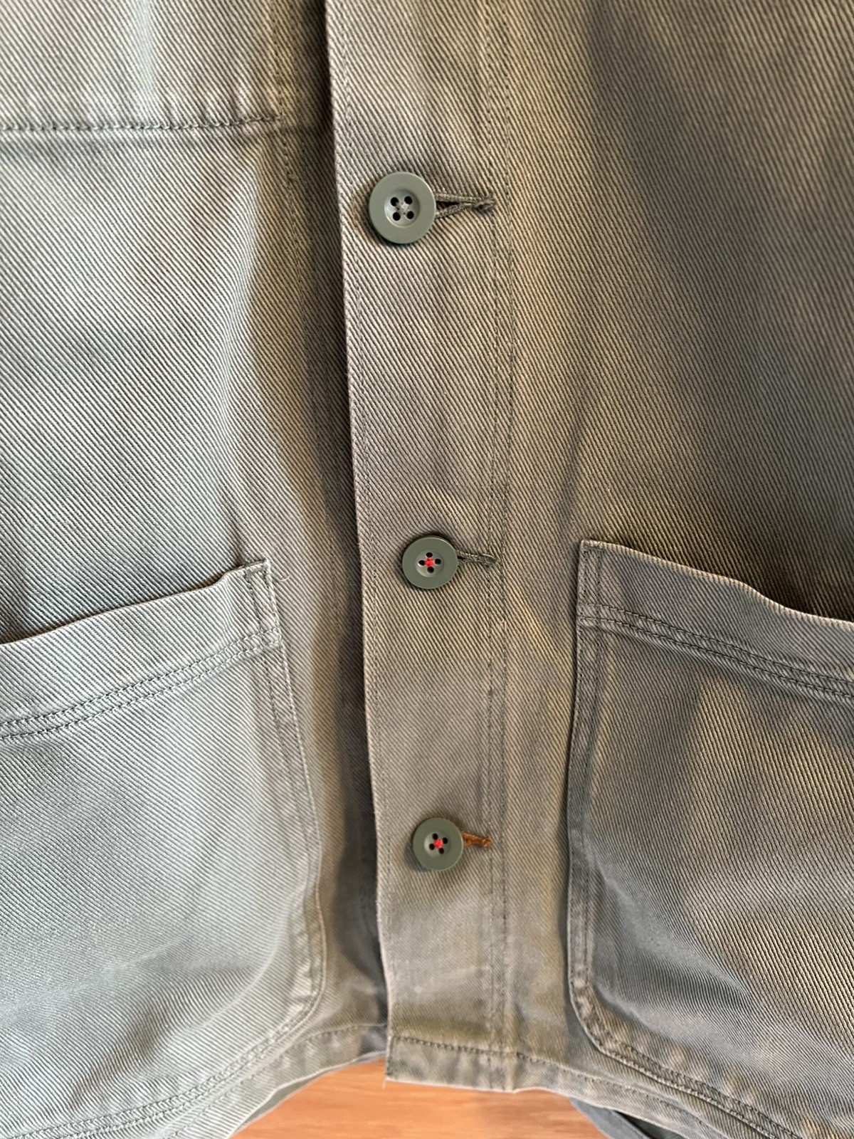 FatFace Chore Jacket Green Canvas Size XL Utility/Field Shacket Oi Polloi image 10