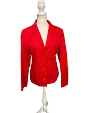 Gap 90s Vintage Vibrant Red Blazer Size 10 NWT