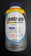 CENTRUM SILVER MENS 50 275 TABLETS  VITAMIN C  ZINC