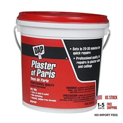 Plaster of Paris (Dry Mix), White, 8 Lb Tub (7079810310) 128 Ounce (Pack of 1)