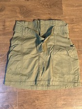 Wild Fable Women's Army Olive Green Belted Deep Pockets Mini Skirt Sz Small