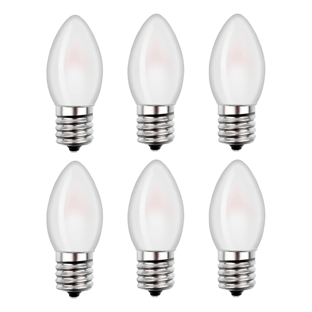 C7 Candelabra Led Light Bulbs, Small Night Bulb,HALLOWEEN CHRISTMAS
