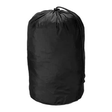 Stuff Sack 9x16" Ultralight Outdoor Drawstring Bag for Camping Black