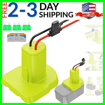 #ad #ad Power Wheel Adapter Compatible for Ryobi 18V Battery with 30A Fuse amp; Wire ter... $22.99