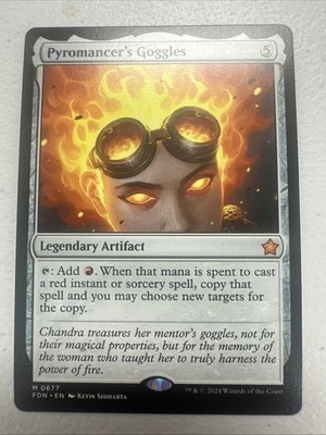Pyromancer's Goggles [Foundations] Magic MTG