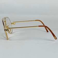 Cartier Vendome Santos sunglasses eyewear 62  14 140 gold Flame vintage
