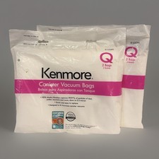 Kenmore Canister Vacuum 53291 Q Bags HEPA Media Filtration New Certified 3 Bags