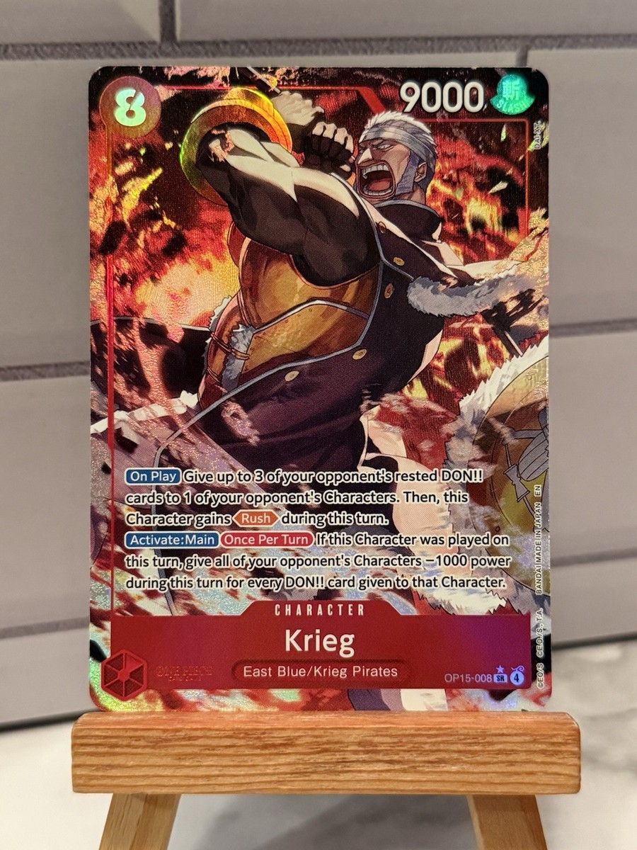 One Piece Card Game | Krieg OP15-008 SR ALT ART | OP15 | English