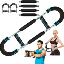 Twister Arm Trainer Chest Exerciser 40-110lb Adjustable Home Gym Bar