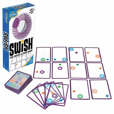 NEW ThinkFun - SWISH Transparent Fun Card Game Games - spatial concepts 8 plus