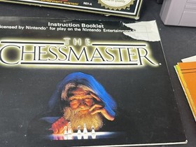 The Chessmaster Nintendo NES Complete in Box Manual 