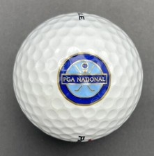 PGA National Logo Golf Ball 1 Pinnacle Titanium Distance Pre-Owned