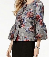 Alfani Houndstooth and Rose Blazer. Size Medium