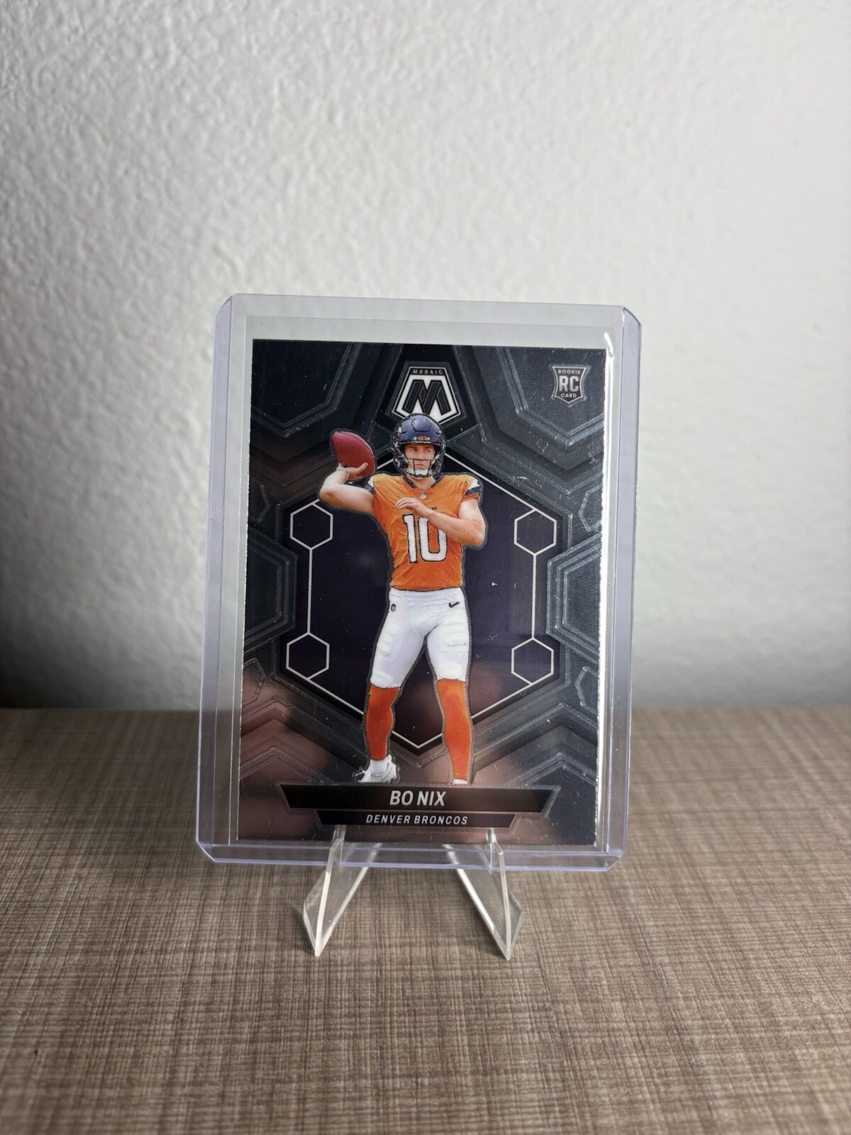 2024 Panini Mosaic #312 Bo Nix Silver RC