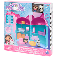 Gabby's Dollhouse Puppenhaus-Spielset Inkl. 2 Minifiguren 16-Teilig Spin Master