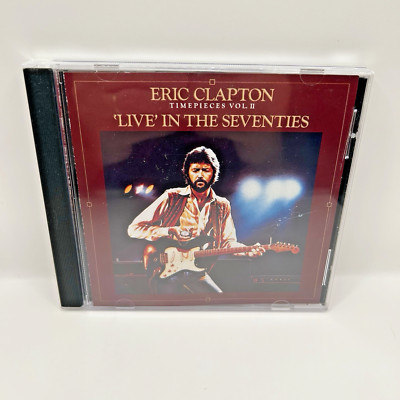 Eric Clapton Music CD Timepieces Vol II  ''Live'' in the seventies- preowned