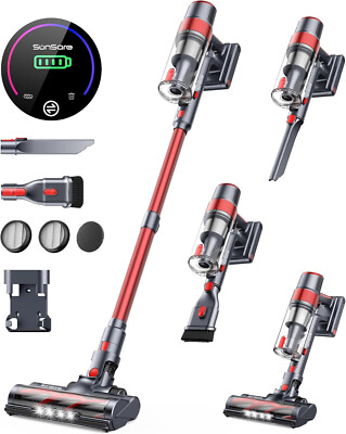 Cordless Vacuum Cleaner, 40KPA 55Mins Cordless Stick Vacuum Cleaner