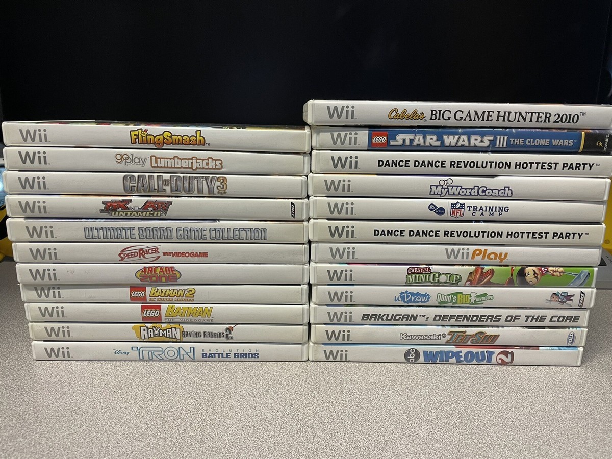$7.99 EACH!! INDIVIDUAL Nintendo Wii Video Games Pick a Title