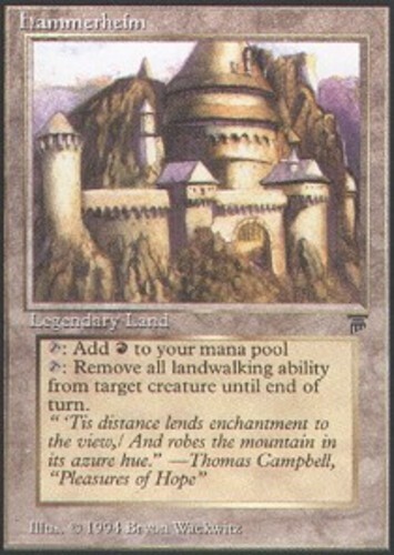 [1x] Hammerheim Heavy Play, English Legends MTG Magic