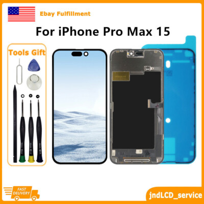 Incell LCD Display For iPhone 15 Pro Max Touch Screen Digitizer Replacement Tool