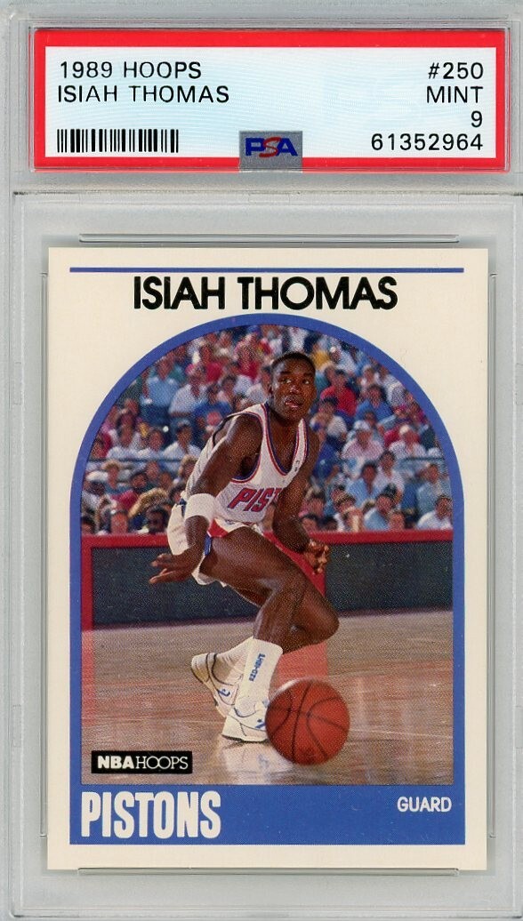 Isiah Thomas 1989 Hoops #250 PSA 9 MINT HOF
