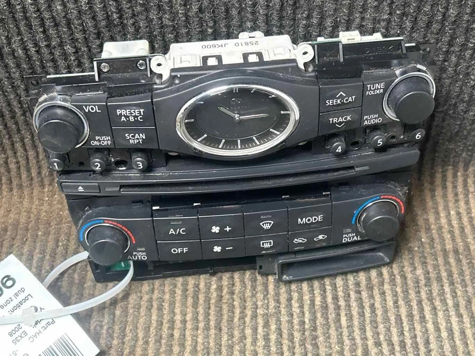 Fits 2008-2009 Infiniti EX35, Heater A/C Control, OEM:25391JK65B Foto 2 de 4