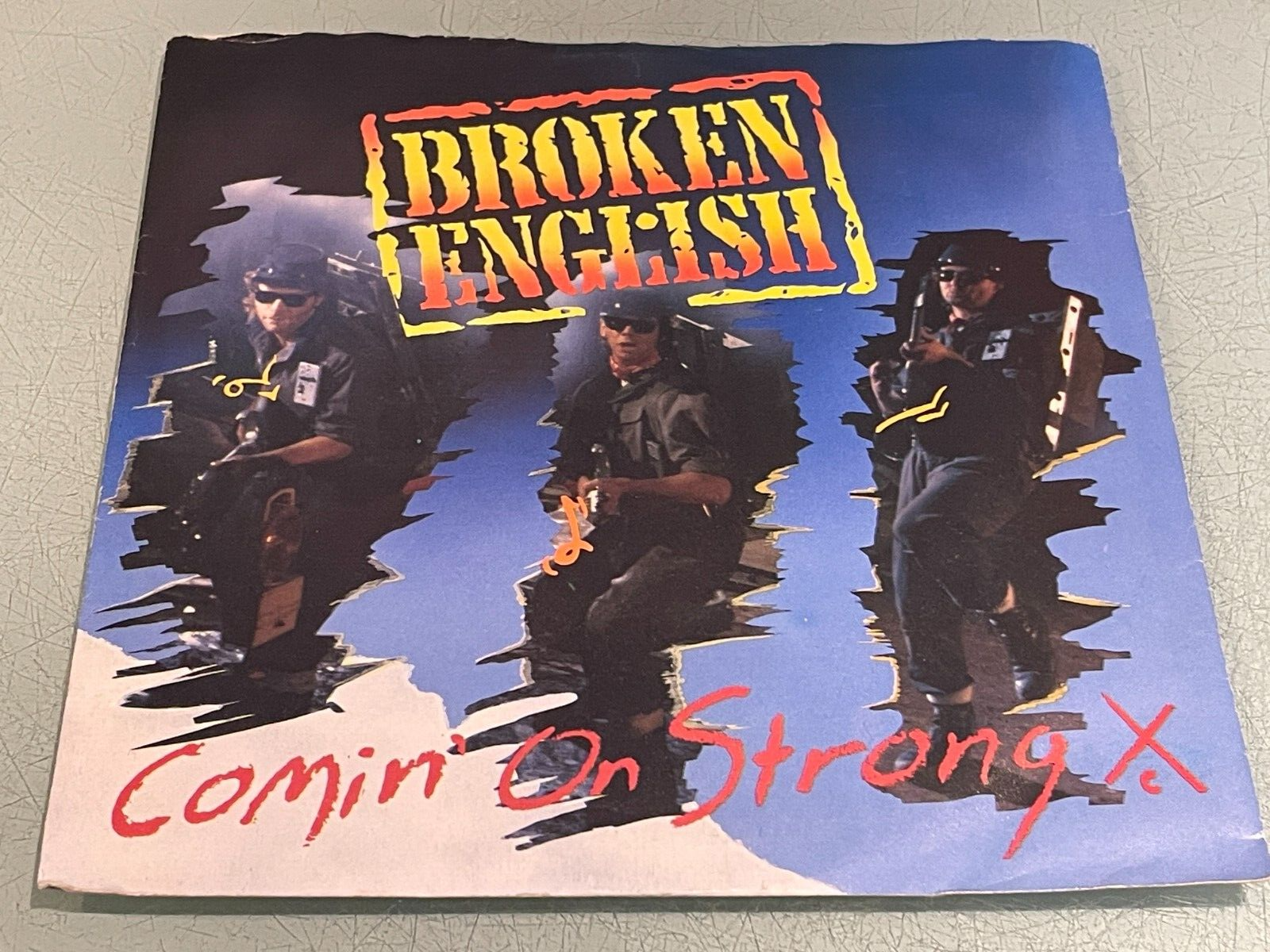 Broken English - Comin' on Strong - Vinyl Record 7"" Single - 1987 EMI