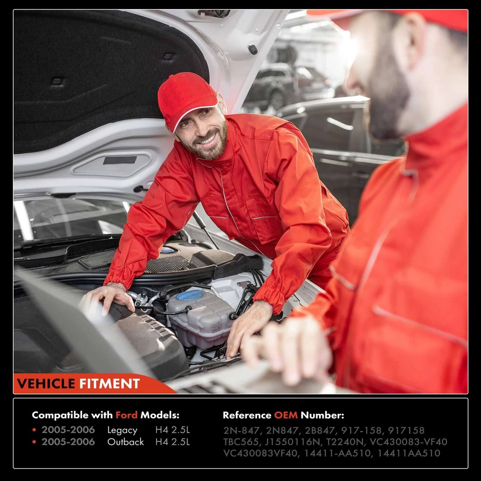 Турбокомпрессор для Subaru Legacy Outback 2005 2006 H4 2,5 л RHF5 14411-AA510 - Изображение 3 из 4