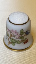 Fingerhut Porcellana Royal Tara Blumen - Porcelain Thimble Flowers