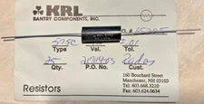 QTY 5 NEW KRL BANTRY 4Ω/0.01% 1.5W 750V WIREWOUND RESISTORS [SHIPS FROM USA]