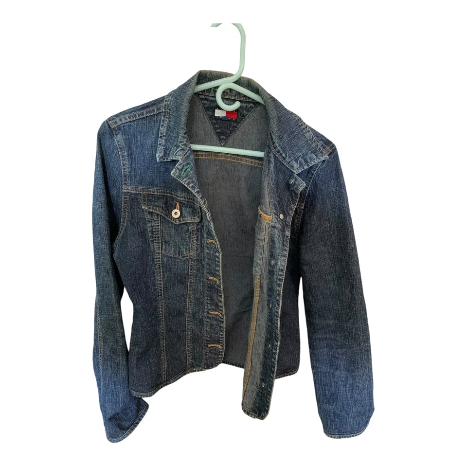 Tommy Hilfiger Chaqueta Denim Unisex Niños Talla Grande 97% Algodón 3% Spandex Foto 2 de 4