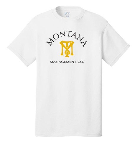 Montana management co T-shirt logo cool fun funny mens Scarface movie theme tee - 第 6/6 張圖片